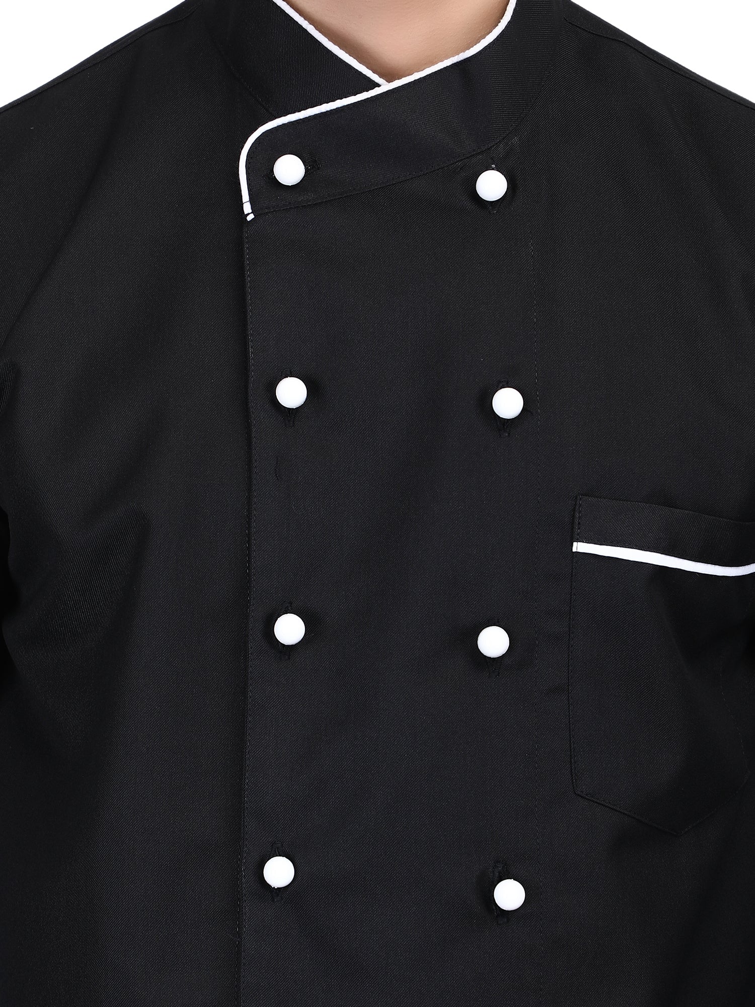Long Sleeves Men Women Chef Coat Jacket Uniform Unisex for Food Service, Caterers, Bakers and Culinary Professional